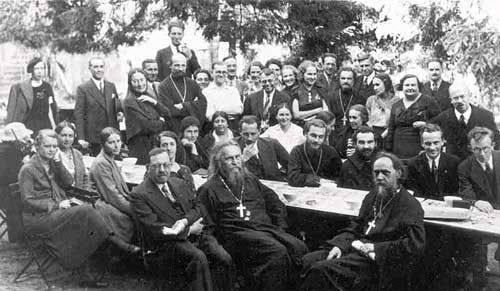 Участники съезда РСХД в Буасси (июнь 1935 г.)